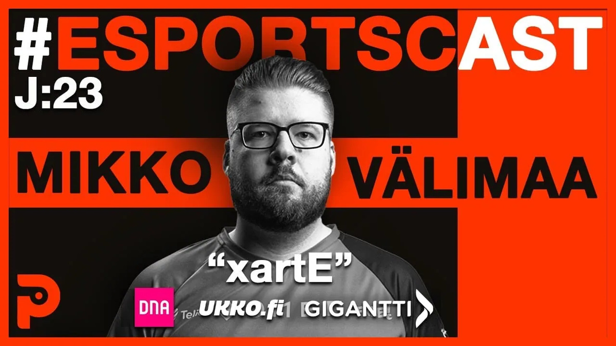 Kansikuva artikkelille: Mikko “xartE” Välimaa – Esportscast #23