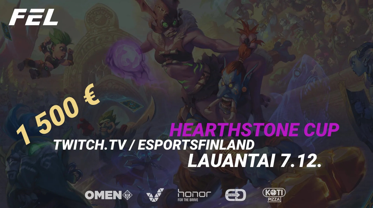 Kansikuva artikkelille: Hearthstonen suomenmestari kruunataan tänään Tampereella