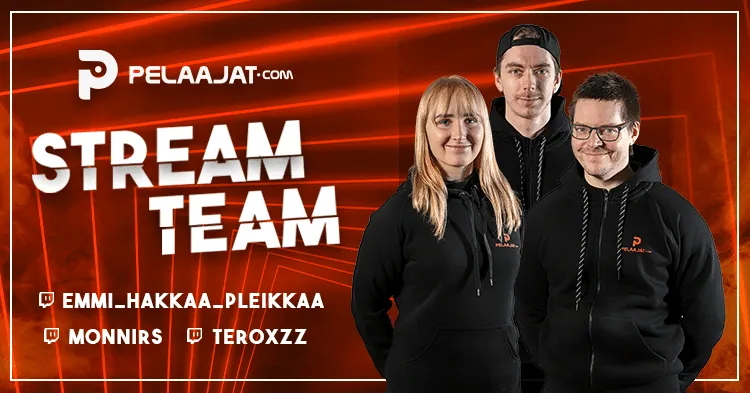 Kansikuva artikkelille: Esittelyssä Pelaajatcom Stream Team – Tähtisikermässä kolme huippustriimaajaa