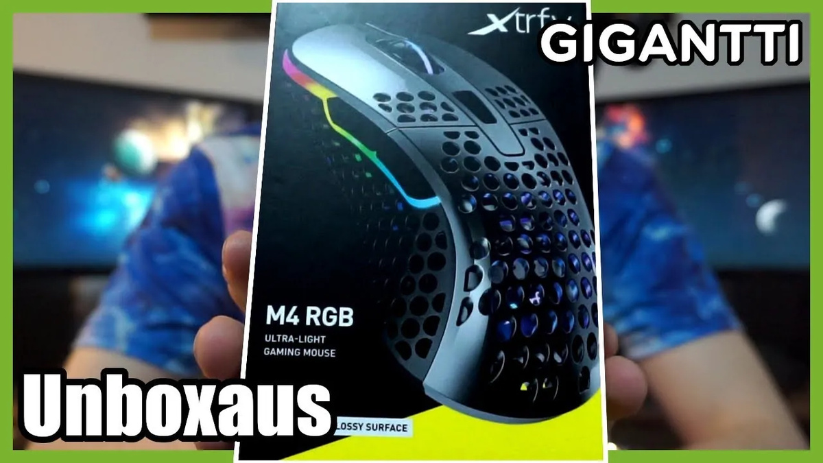 Kansikuva artikkelille: Unboxataan Xtrfy M4 pelihiiri