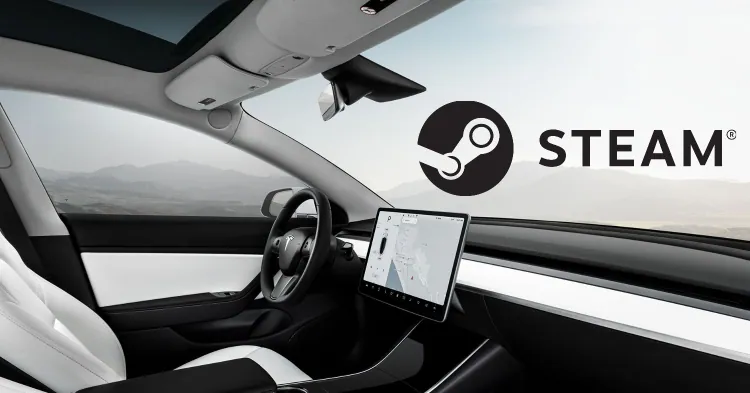 Kansikuva artikkelille: Teslan näytölle saa kohta Steamin