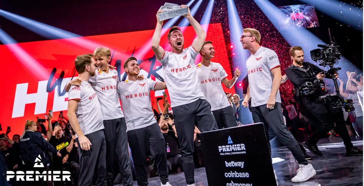 Kansikuva artikkelille: Heroicin CS:GO-joukkue mursi kirouksen BLAST-syksyn finaaleiden loppuottelussa