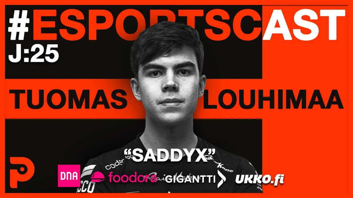 Kansikuva artikkelille: Tuomas “SADDYX” Louhimaa Pelaajatcomin podcast-vieraana