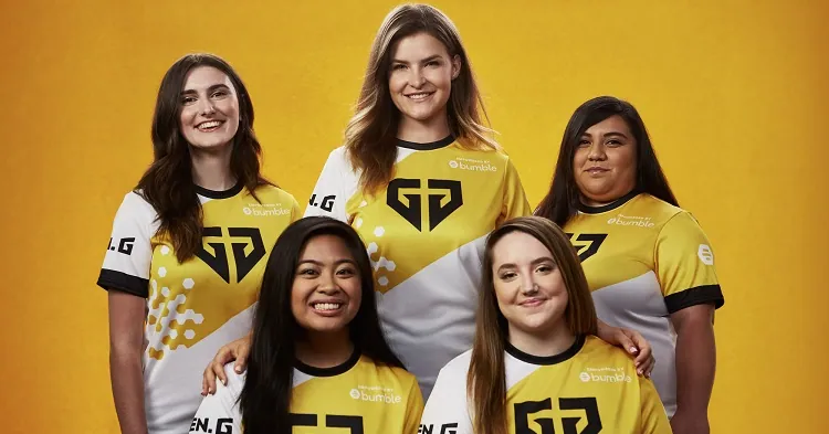 Kansikuva artikkelille: Gen.G ja Bumble yhteistyöhön naisten Fortnite-joukkueen merkeissä