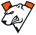 Vierasjoukkueen logo: VP