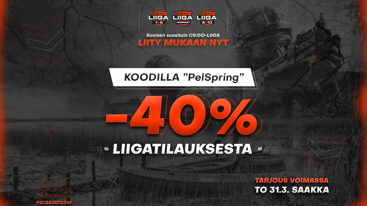 Kansikuva artikkelille: Huikea kevätalennus Pelaajatcom Liigassa! Tule mukaan taistelemaan upeista palkinnoista!