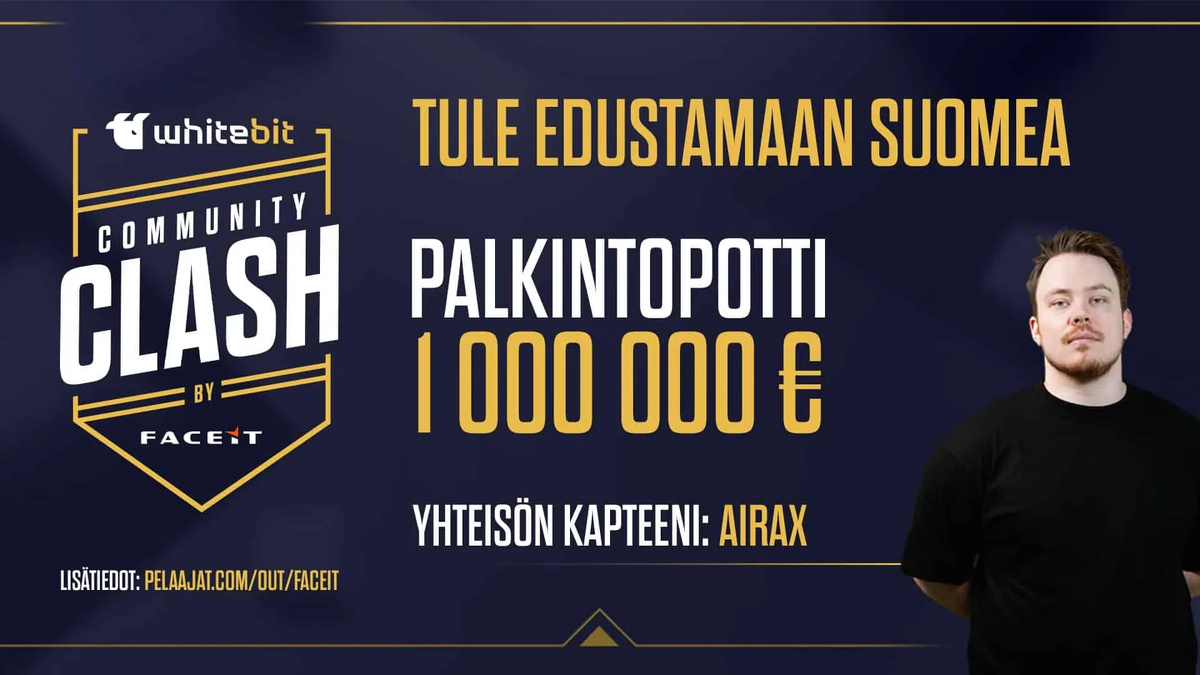 Kansikuva artikkelille: Osallistu Faceitin CS:GO-yhteisötapahtumaan – Palkintopotti miljoona dollaria!