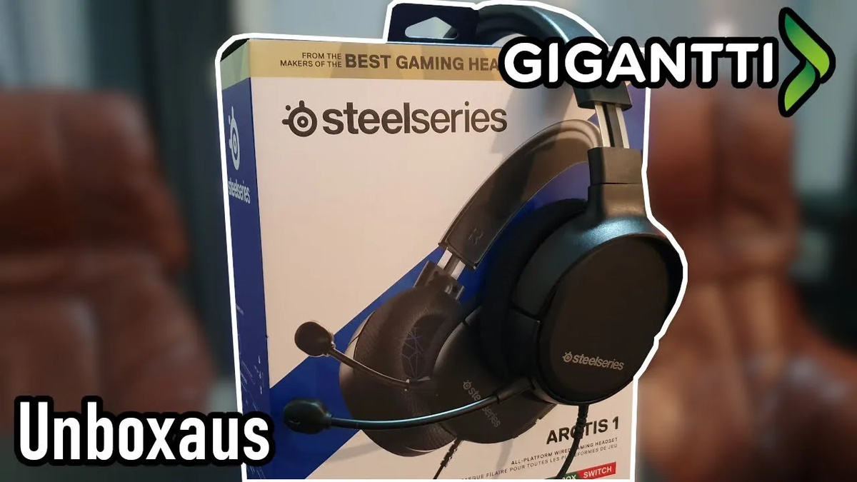 Kansikuva artikkelille: Unboxataan SteelSeries Arctis 1P headset!