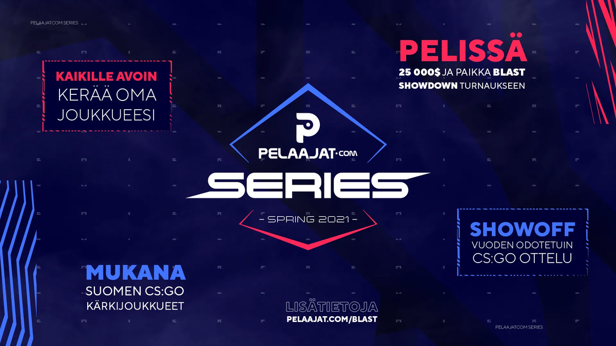 Kansikuva artikkelille: Esittelyssä: Pelaajatcom Series – Nouse huipulle BLAST Premier -karsintojen kautta!