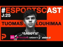 Kansikuva artikkelille: Tuomas “SADDYX” Louhimaa – Esportscast #25
