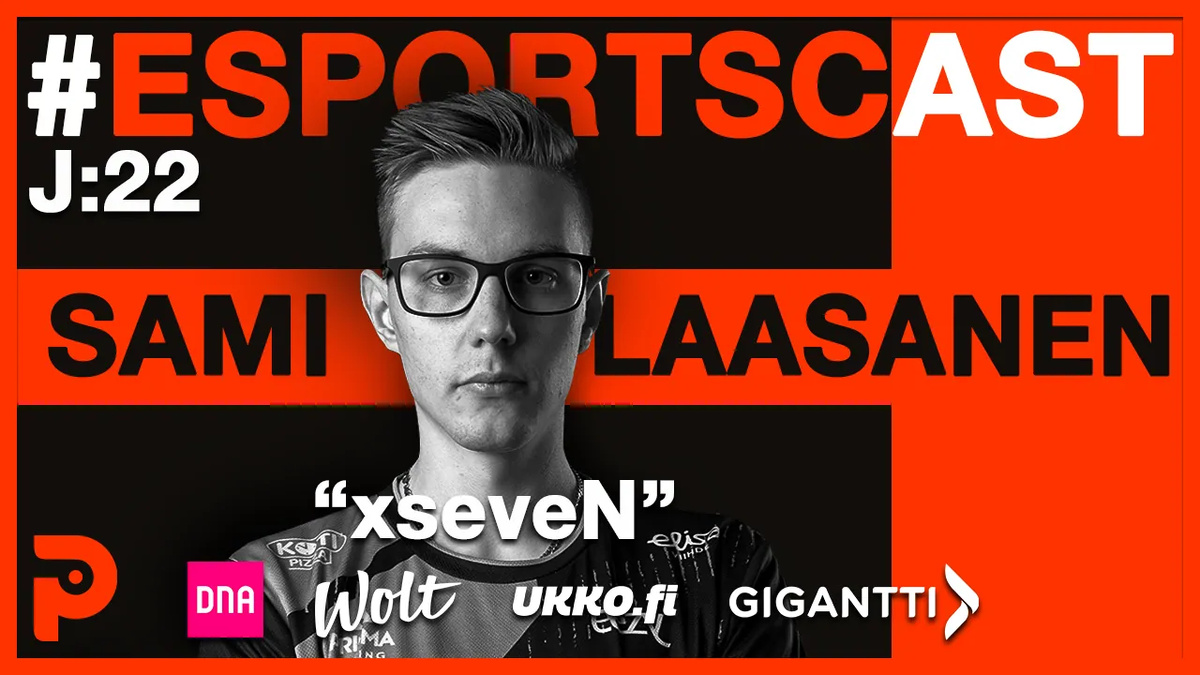 Kansikuva artikkelille: Sami “xseveN” Laasanen Pelaajatcomin podcast-vieraana