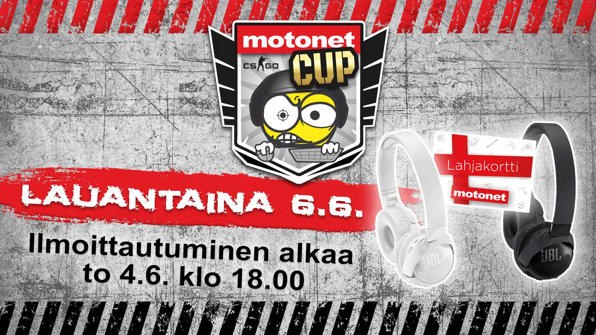 Kansikuva artikkelille: Motonet CS:GO-Cup pelataan lauantaina – Ilmoittautuminen auki torstaina klo 18