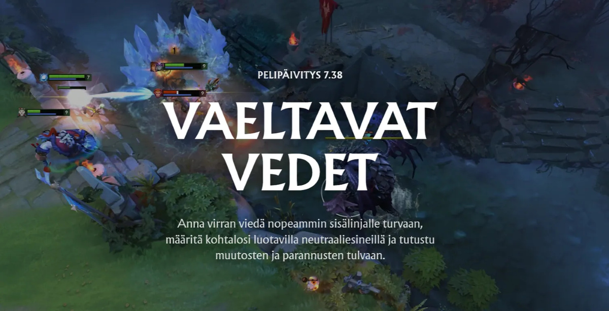 Kansikuva artikkelille: Valve julkaisi odotetun päivityksen Dota 2 -peliin