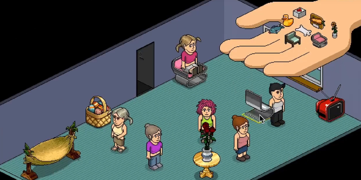 Kansikuva artikkelille: Tervetuloa takaisin pikseliparatiisiin! Habbo saapuu Steamiin vuoden 2005 asussaan